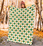 Horseshoes Pattern Print Design 04 Premium Blanket