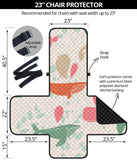 Cute whale pattern Chair Cover Protector