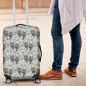 Lovely Sea Otter Pattern Luggage Covers