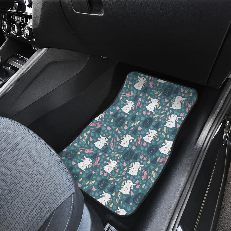 Cute Rabbit Pattern Front Car Mats