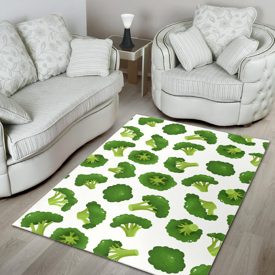 Cute Broccoli Pattern Area Rug