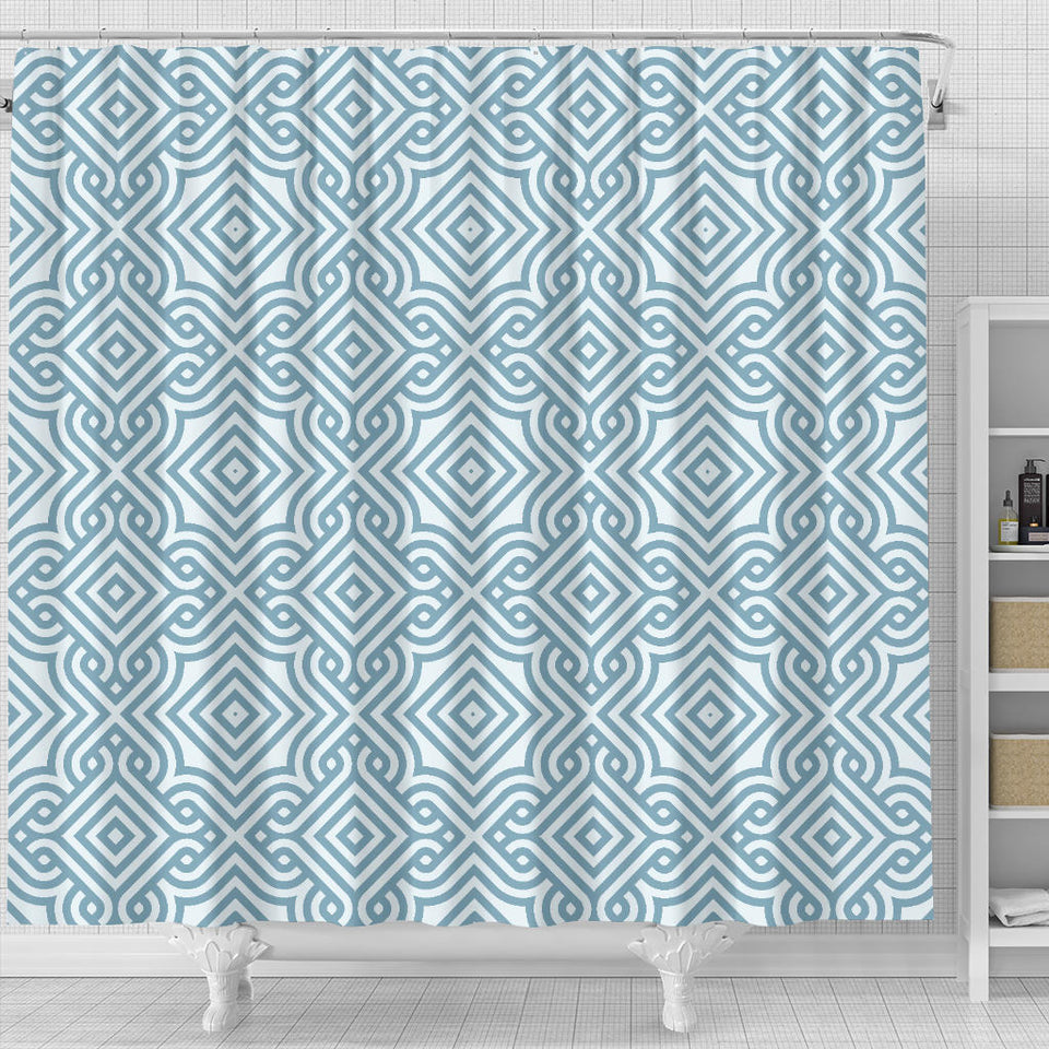 Arabic Pattern Shower Curtain Fulfilled In US