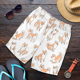 Shiba Inu Dog Pattern Men Shorts