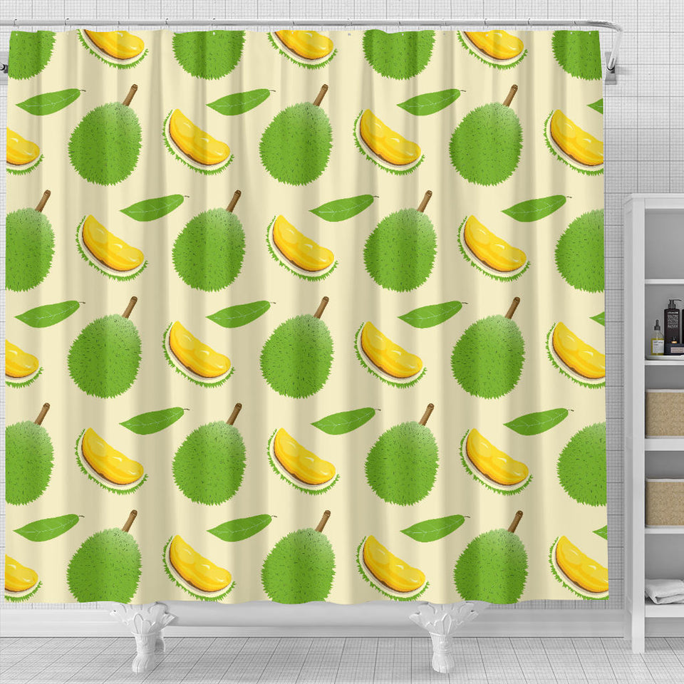 Durian Pattern Shower Curtain Fulfilled In US