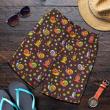 Snail Pattern Print Design 02 Men Shorts
