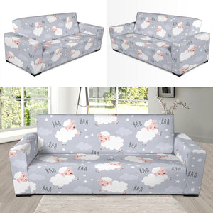 Sweet Dreams Sheep Pattern Sofa Slipcover