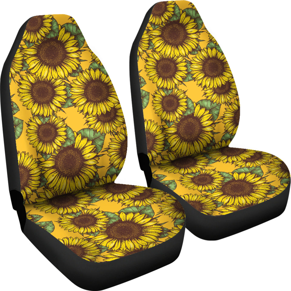 Sunflower Pattern  Universal Fit Car Seat Covers