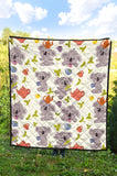 Cute Koalas Teapots Tea Premium Quilt