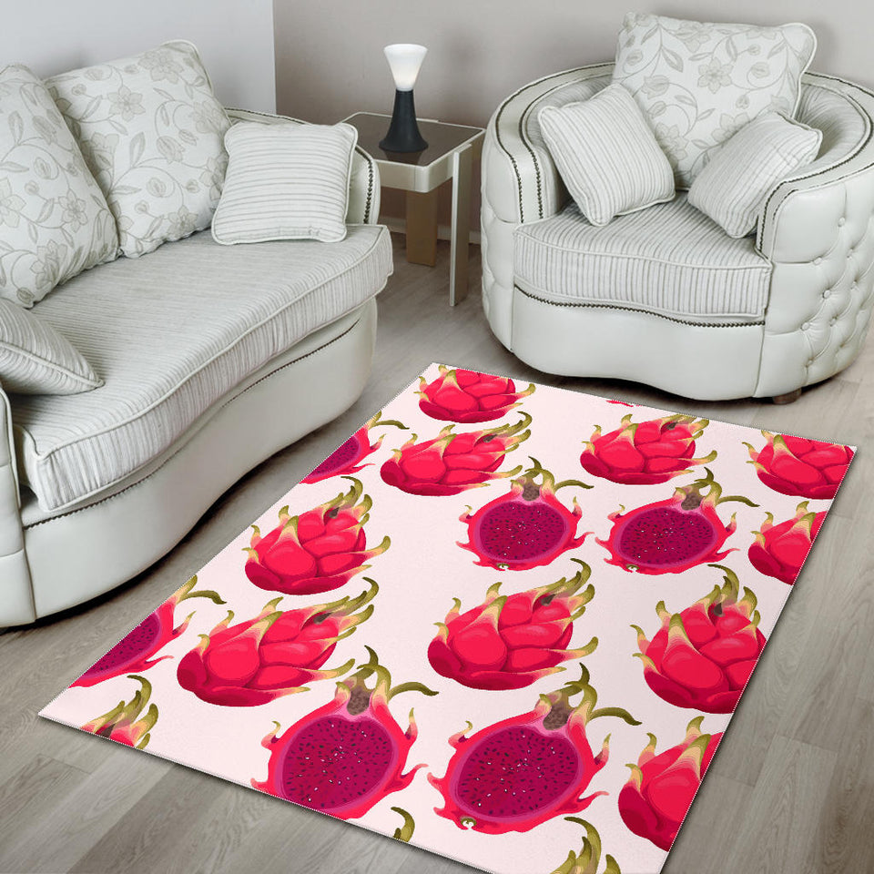 Dragon Fruits Design Pattern Area Rug