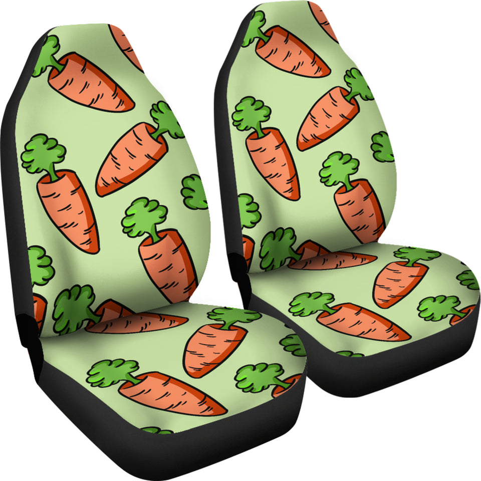 Carrot Pattern Print Design 05 Universal Fit Car Seat Covers