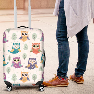 Cute Owl Pattern Luggage Covers