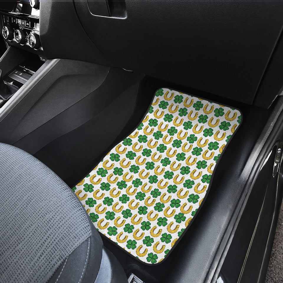 Horseshoes Pattern Print Design 04 Front Car Mats