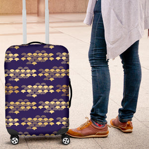 Beautiful Japanese Fan Pattern Luggage Covers