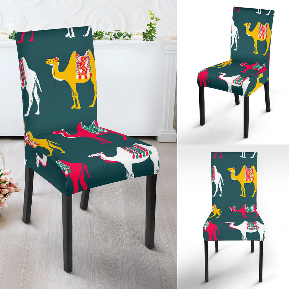 Camel Pattern Dining Chair Slipcover