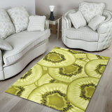Sliced Kiwi Pattern Area Rug