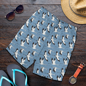 Seagull Pattern Print Design 04 Men Shorts