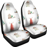 Windmill Design Pattern  Universal Fit Car Seat Covers