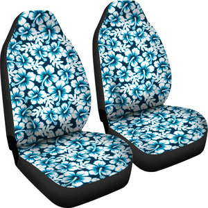 Hibiscus Pattern Print Design 04 Universal Fit Car Seat Covers