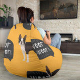 Boston Terrier Design Pattern Bean Bag Cover