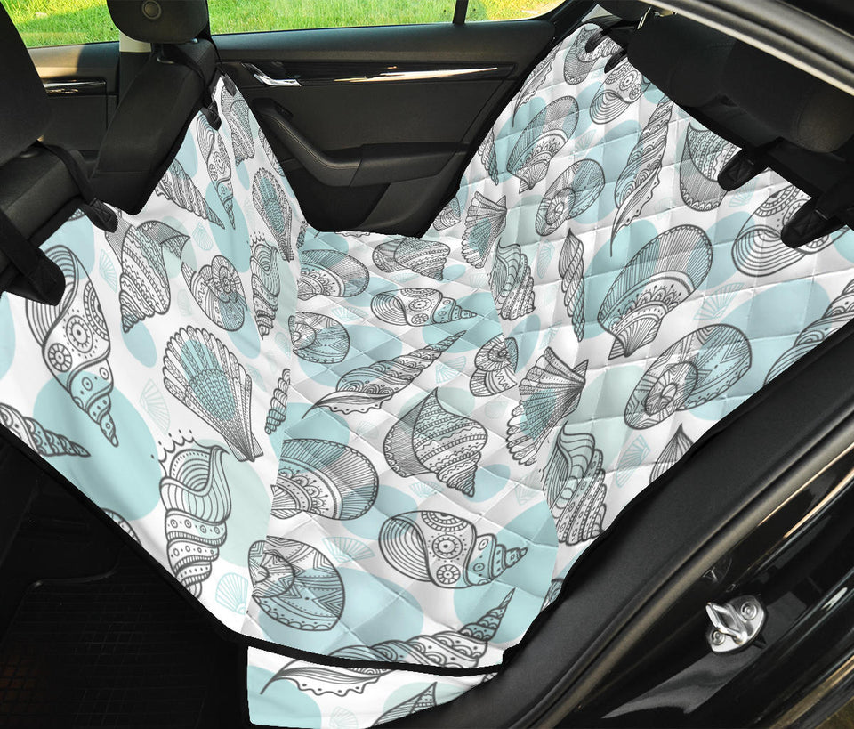 Shell Polynesian Tribal  Dog Car Seat Covers