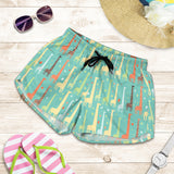 Giraffe Pattern Print Design 01 Women Shorts