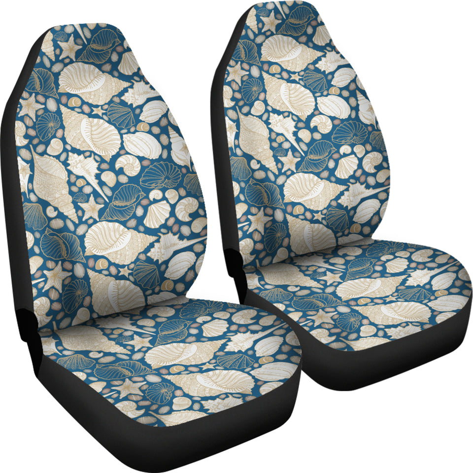 Shell Polynesian Tribal Design Pattern  Universal Fit Car Seat Covers