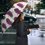 Eggplant Pattern Print Design 01 Umbrella