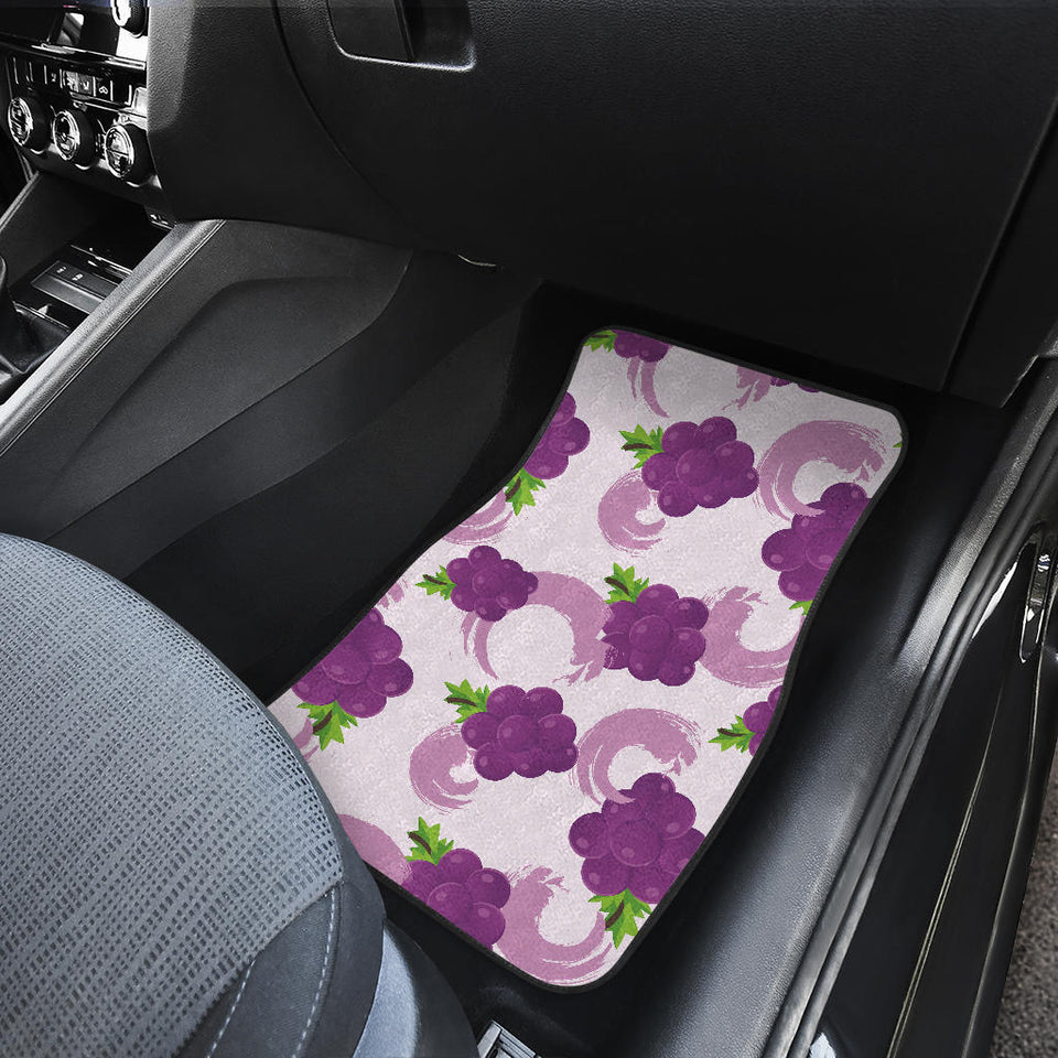 Cute Grape Pattern Front Car Mats