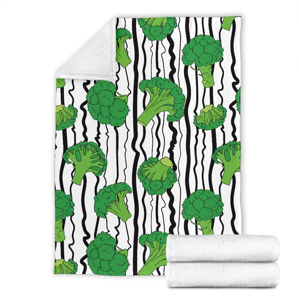 Cool Broccoli Pattern Premium Blanket