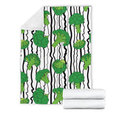 Cool Broccoli Pattern Premium Blanket