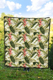 Heliconia Pattern Premium Quilt
