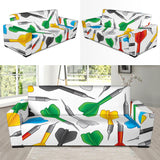 Darts Pattern Print Design 03 Sofa Slipcover