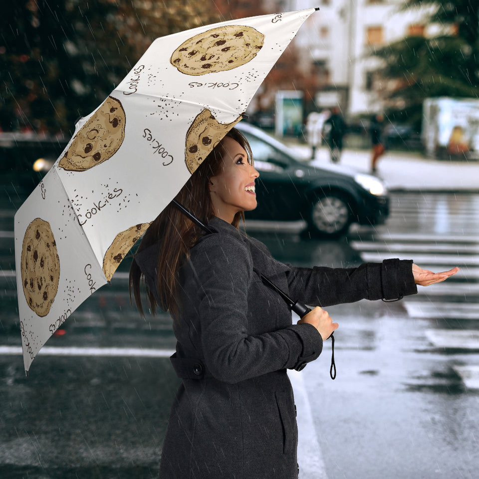 Sketch Style Cookie Pattern Umbrella