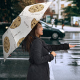 Sketch Style Cookie Pattern Umbrella