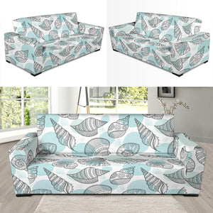 Shell Polynesian Tribal  Sofa Slipcover