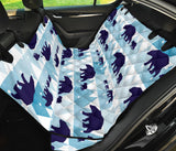 Polar Bear Winter Snow Pattern Dog Car Seat Covers