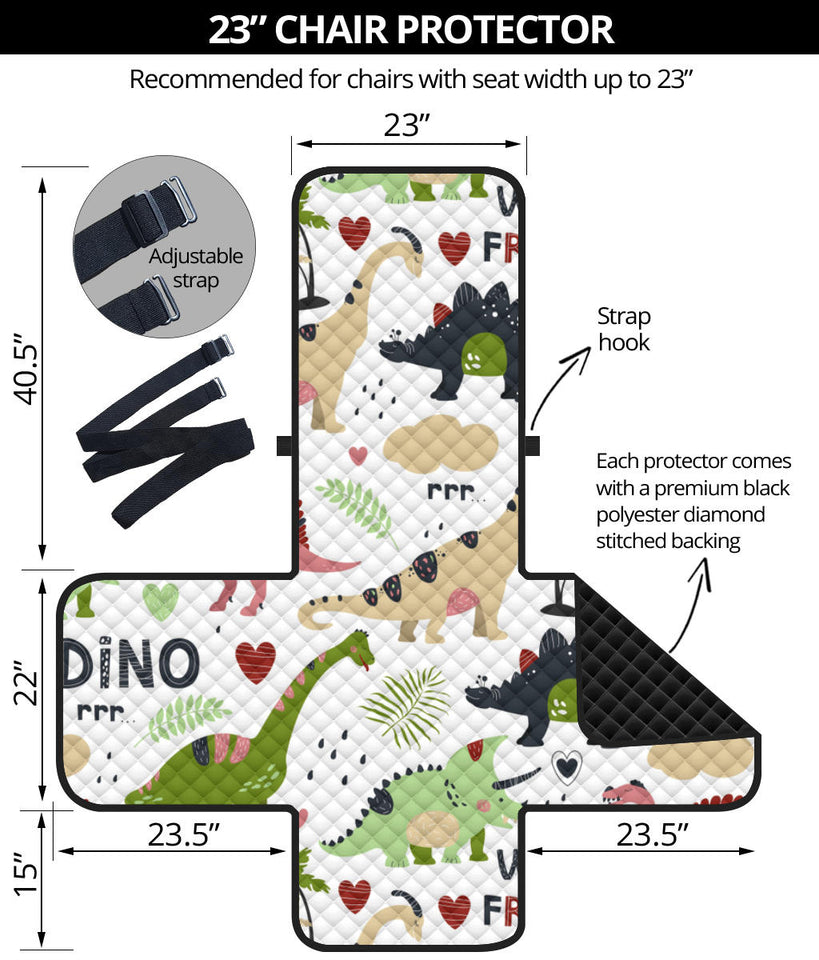 Cute dinosaurs pattern Chair Cover Protector