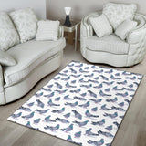 Pigeon Pattern Print Design 03 Area Rug