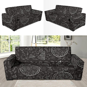 Pizza Pattern  Sofa Slipcover