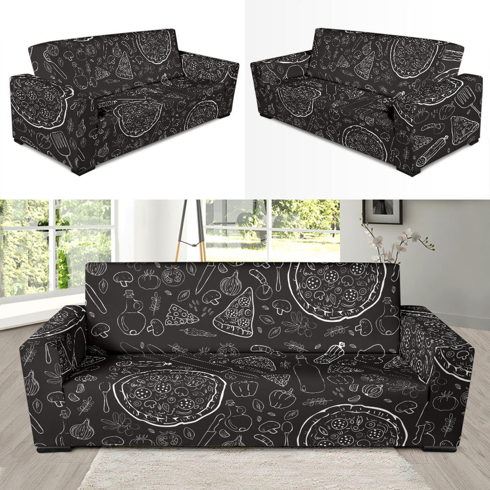 Pizza Pattern  Sofa Slipcover