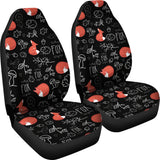 Fox Sleeping Fox Pattern Universal Fit Car Seat Covers
