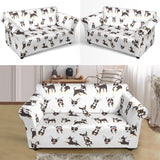 Chihuahua Dog Pattern Loveseat Couch Slipcover