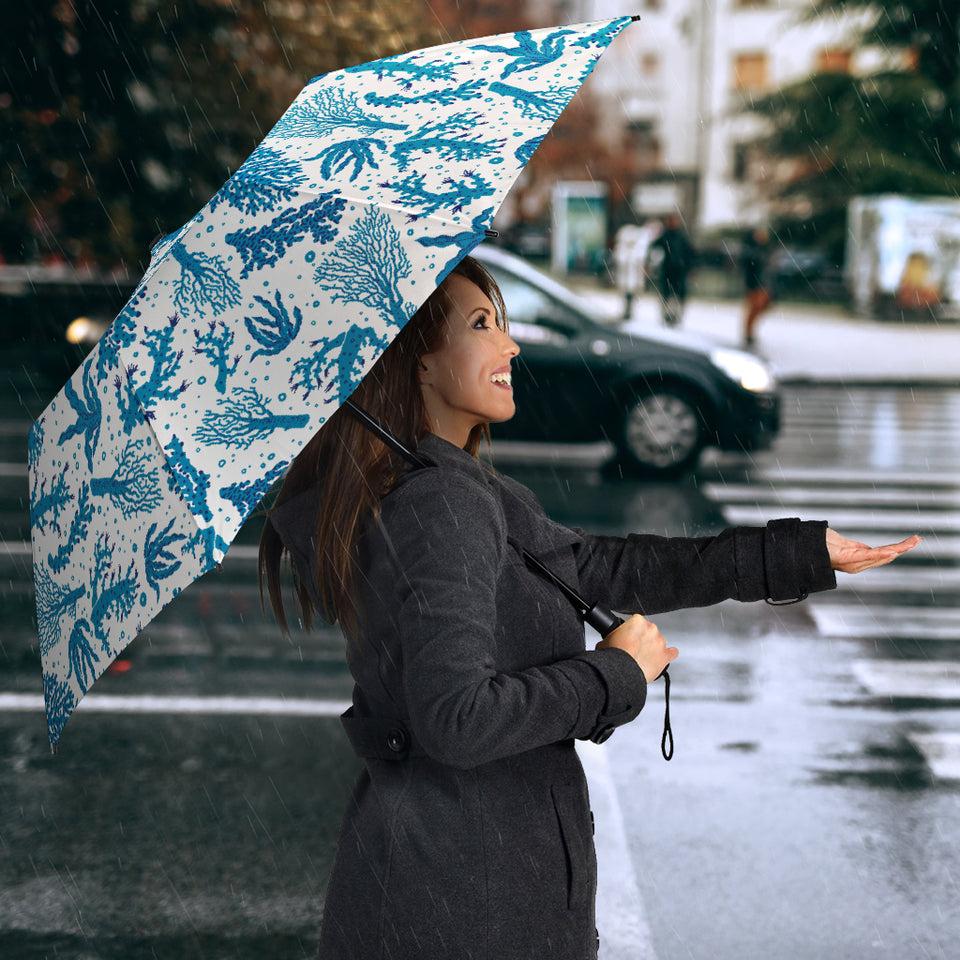 Coral Reef Pattern Print Design 01 Umbrella
