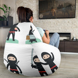 Cute Ninja Katana Sword Pattern Bean Bag Cover