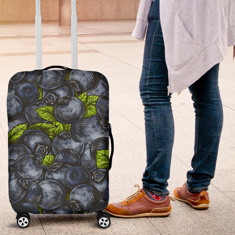 Blueberry Pattern Luggage Covers