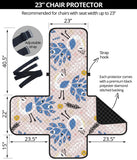 Cute peacock pattern Chair Cover Protector