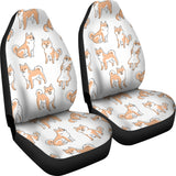 Shiba Inu Dog Pattern  Universal Fit Car Seat Covers