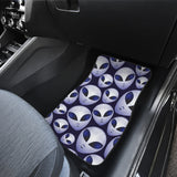 Alien Pattern Print Design 01 Front Car Mats