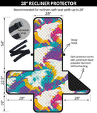 Colorful crow illustration pattern Recliner Cover Protector