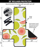 Guava pattern Recliner Cover Protector